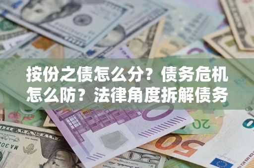 武汉按份之债怎么分？债务危机怎么防？法律角度拆解债务分配与风险自保指南