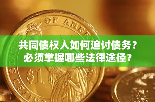 武汉共同债权人如何追讨债务？必须掌握哪些法律途径？