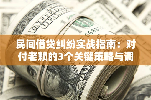 武汉民间借贷纠纷实战指南：对付老赖的3个关键策略与调解盲区解析