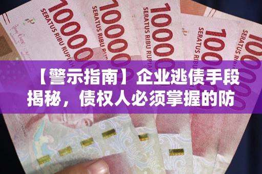 武汉【警示指南】企业逃债手段揭秘，债权人必须掌握的防坑宝典