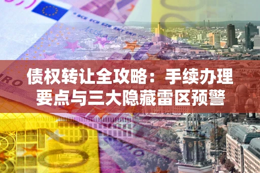 武汉债权转让全攻略：手续办理要点与三大隐藏雷区预警